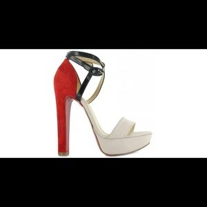 Christian Louboutin strappy heels size 37.5